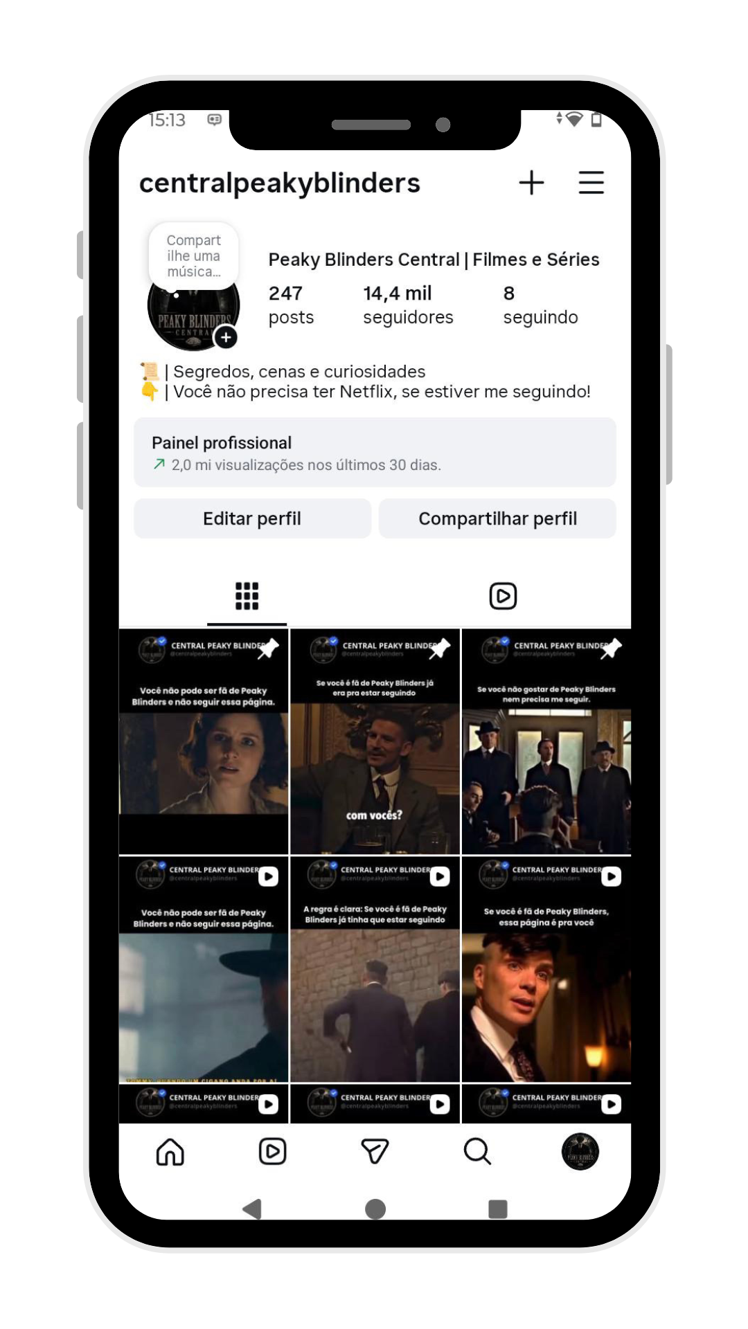 Perfil CENTRALPEAKYBLINDERS