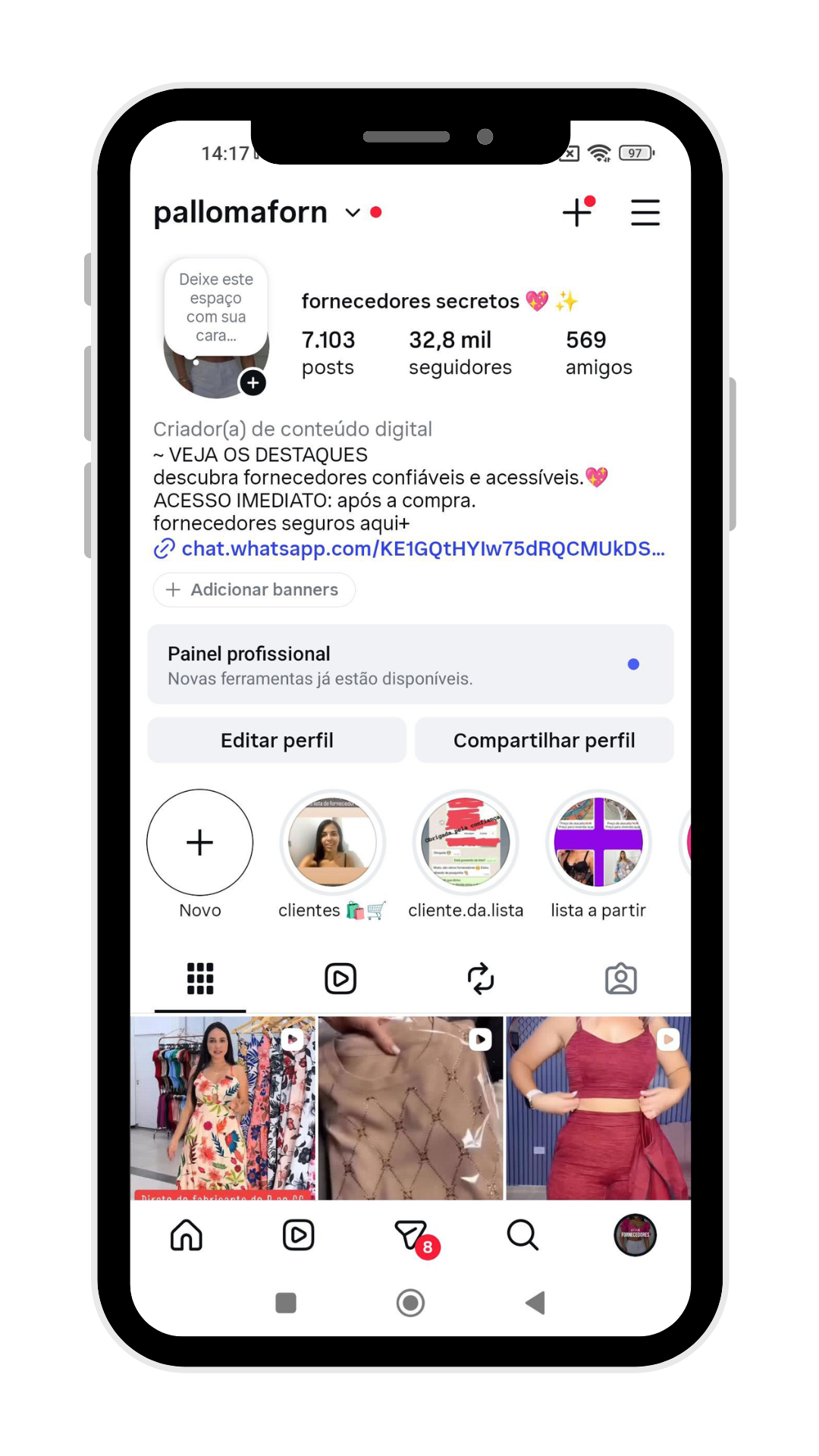 Perfil PALLOMAFORN