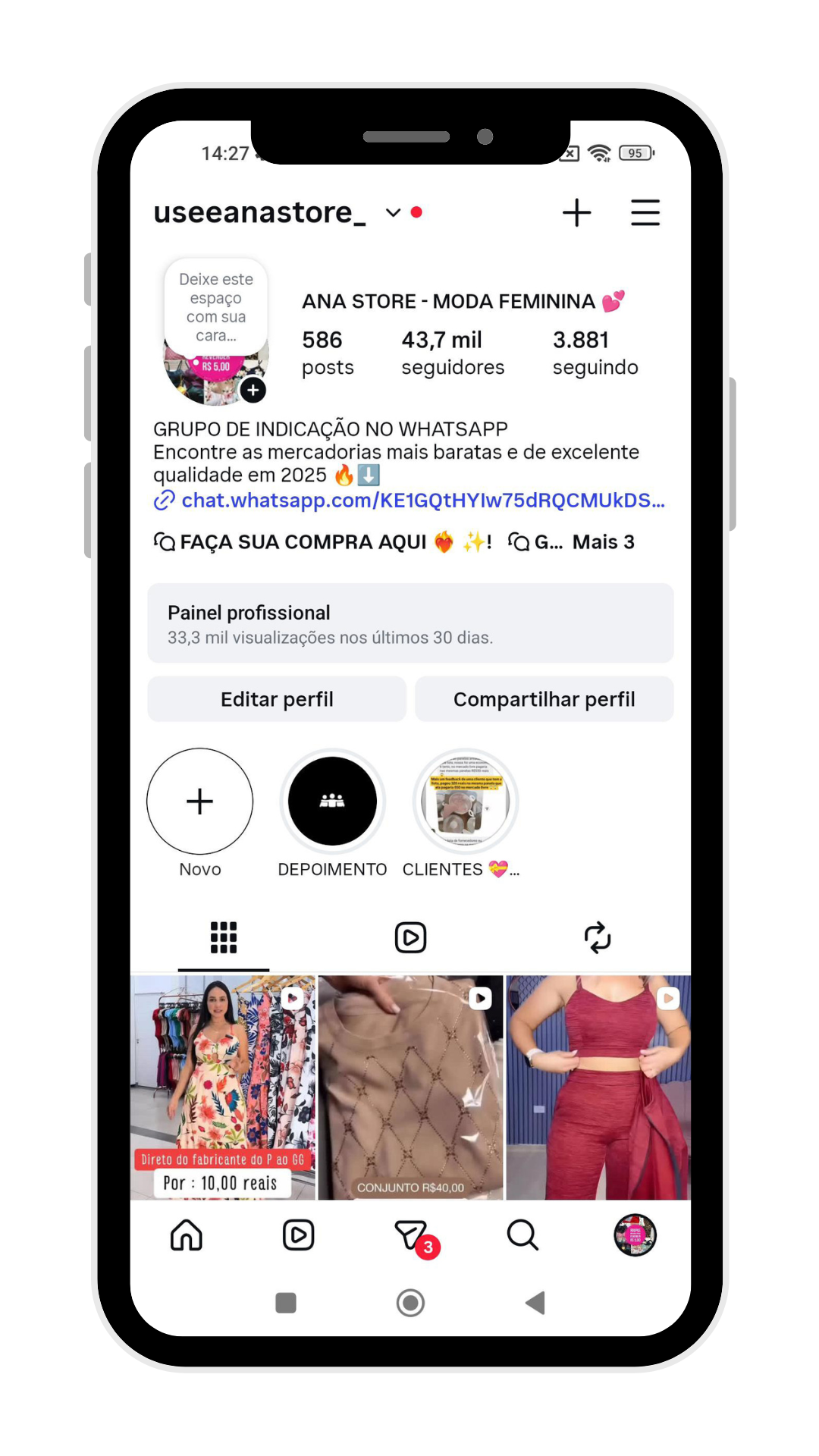 Perfil USEEANASTORE_